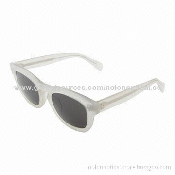 2014 Fashion Milky Sunglasses with Polarized Lens and UV400 Protection